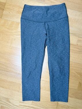 The North Face Flash Dry Capri Cropped Legging Heather Gray M EUC Gorp Active